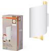OSRAM SMART+ Matter Twist Applique LED Bianca 230x127mm, 12W, 900lm, TW 3000-6500K, WiFi, Alexa, Alluminio