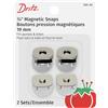Dritz Square Magnetic Snaps 3/4 2/Pkg-Nickel