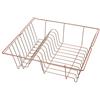 Metaltex Copper Scolapiatti Lipsia, filo ferro, 36 x 33 x 12 cm
