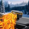 KQLHLHDYZ 12 V Termoventilatore per auto, stufetta portatile per auto, stufetta per auto con riscaldamento rapido, sbrinatore per parabrezza, sbrina e riscalda il parabrezza dell'automobile con base