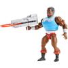 MATTEL Masters of the Universe Origins, Personaggio Clamp Champ Snodato con Testa Intercambiabile e Accessori, Giocattolo per Bambini 6+Anni, GVL79