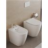 IDEAL STANDARD Sanitari filo muro Ideal Standard I.LIFE O vaso Hydrotwist, bidet e coprivaso rallentato