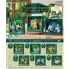 Re-ment Modellino Re-Ment Pokemon Frame Deep Green Forest tutti e 6 i tipi completo d...