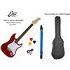EKO ST-100 MINI CHITARRA ELETTRICA ROSSA 3/4 PER BAMBINO RED KIT BORSA TRACOLLA