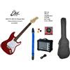 EKO ST-100 MINI CHITARRA ELETTRICA 3/4 PER BAMBINO ROSSA KIT BORSA AMPLIFICATORE