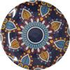 Excelsa Piatto frutta MANDALA ETNO porcellana decorata Ø 20,5 cm 1 pezzo
