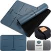 STAASH Premium Yoga Set - Tappetino da yoga in PU & gomma naturale + asciugamano in microfibra + cinturino da yoga + pad per mano - Ultra Grip, ecologico e qualità da studio per yoga esigenti