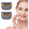 BSITSSS 2 Pezzi Spazzola Viso per Contorno Drenaggio Linfatico, Pennello Contouring Viso, Massaggiatore Face Brush per Scolpire una Linea Della Mascella Perfetta