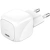 Belkin BoostCharge Caricabatteria da parete Compatto da 30W, Caricatore USB-C PD rapido da viaggio per Apple iPhone 17, Air, 16, Samsung Galaxy, iPad, AirPods, Tabletas, Pixel, Tablet e altro - Bianco