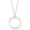 THOMAS SABO KE1877-051-14-L90 - Collana da donna in argento sterling 925 con zirconi, lunghezza 90 cm, 90 cm, Argento sterling, Zirconia cubica
