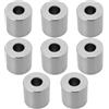 OTOTEC 8 pezzi Manicotto distanziatore in acciaio inossidabile 304 M8, senza filettatura, guarnizione a boccola IDxOD 8,2x20 mm, altezza 20 mm per dispositivi metallici di apparecchiature meccaniche a
