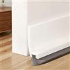 PFSLiang 100cm Bianco Paraspifferi Sottoporta, Guarnizione a Spazzola per Porte, Guarnizione a Spazzola Porta Blindata Inferiore Insonorizzata Antivento Antipolvere,Paraspifferi Porta, 11 (Bianco)