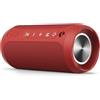 EDUPLINK Altoparlante Bluetooth Portatile Impermeabile - Altoparlante Wireless da 20W con 20 Ore di Autonomia, Accoppiamento TWS, Luci RGB e Slot TF, Rosso