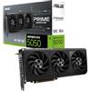 ASUS Prime NVIDIA GeForce RTX 5050 OC Edition, Scheda Grafica 8 GB GDDR6, 128 Bit, PCIe 5.0, 3 Ventole Axial-Tech, 1 HDMI 2.1b, 3 DisplayPort 2.1b, Software GPU Tweak III, Nera, PRIME-RTX5050-O8G