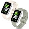 Xisair 2 Cinturini in Silicone Compatibili con Samsung Fit3 Bracciale di Ricambio Traspirante, Morbido e Confortevole, Cinturino Sportivo Compatibile con Samsung Galaxy Fit 3 per Uomini e Donne