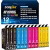 DOREINK Ricambio per 603XL Cartucce Cartuccia Compatibili per Epson ExpressionHome XP-2100 XP-2105 XP-3100 XP-4100 Workforce WF-2810 WF-2830 WF-2850 (3 Nero, 3 Ciano, 3 Magenta, 3 Giallo)