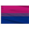 AhfuLife 2pcs Bandiere Bisessuale 150 x 90 cm per il Giorno dell'orgoglio, Bandiera Bisessuali LGBTQ+ Doppio Lato con Occhielli in Ottone per la Pride Day Mostre, Sfilate, Decorazione il 17 maggio