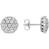 ORO&CO Orecchini in oro con diamanti 0.20 ct