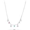 LUXURY MILANO Collana serena in argento con pendenti