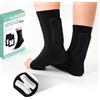 Welnove Compression Socks Proteggi Tallone per Scarpe - Welnove Calze con supporto per tendine d'Achille a forma di H con imbottitura in gel compressivo per bursite, tendinite achillea, dolorabilità - Regular
