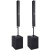 Proel Spa Proel SESSION6 Coppia Sistema audio colonna 2400W p. MP3 USB SD Bluetooth Stereo