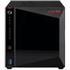 ASUSTOR NAS TOWER 4 BAY + 4XM.2 NVME , INTEL CELERON N5105 QUAD-CORE, 4GB RAM (M