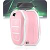 LELNOOS Cover Chiave Auto, Silicone Custodia Chiave Protettiva Copri Chiavi per Peugeot 208 308 508 2008 3008 5008 GT per Citroen C3 C4 C5 Grand Picasso Aircross Cactus DS3 DS4 Berlingo, Smart