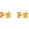 Purelei® Plumeria Orecchini - design floreale a fiori, impermeabile - in acciaio inossidabile, placcato oro 14K, placcato oro rosa 18K o color argento, Normal, Acciaio inossidabile, abalone