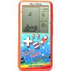 HLF Console di gioco a blocchi retrò Console di gioco in mattoni con guscio colorato e schermo grande alimentato da giochi build 23 e con un corpo piccolo (Arancia)