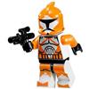 LEGO Star Wars Lego Minifigure - Orange Bomb Squad Trooper with Blaster Gun (7913) by