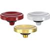 PATIKIL Otturatore Rilascio Pulsante, 3pz Morbido Otturatore Rilascio Pulsante Pure Rame Fotocamera Otturatore Pulsante Concavo, Scuro Rosso/Argento/Oro