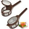 PARENCE.- Set di 2 uova da tè e spezie con manico ergonomico - Mini colino a maglia fine per tisane, caffè, tisane - Dimensioni 14x4x3 cm - 2 pezzi
