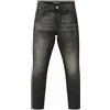 NUDIE JEANS Pipe Led Jeans Da Uomo W29/L32 Grigio Marmo Organico Slim Fit Lavati