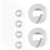 Fangehong NFC - Adesivo per etichette NTAG213 NFC Tag Stickers, 25 mm, adesivo per etichette NFC, NFC Chip per scheda di memoria programmabile a 144 byte per tutti i telefoni e dispositivi compatibili con NFC