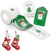 NIIMBOT Etichette per Natale, etichette per stampante B1/B21/B3S, design zucca, regalo di Natale, 42 x 68 mm