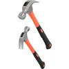 KEILEOHO Set di 2 martelli da carpentiere in 2 misure, 226,8 g, 680,4 g, con manico antiscivolo, per progetti fai da te, casa, ufficio, 250 g e 750 g