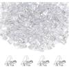 FINELYCR Supporti per Mensole, 200 Pezzi Reggipiano per Mobili, Supporto per Ripiano Trasparente, Anima Più Spessa Supporti Dello Scaffale, per Armadio, Guardaroba, Libreria