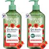 Naturé Moi - Gel Doccia Envocante - Idrata e nutre - Tutti i tipi di pelle - Papaveri Bio del Limosino - 96% di origine naturale - 500 ml - Made in France (Confezione da 2)