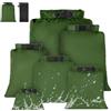 vsshe 6 Pezzi Borsa Impermeabile Sacchetti Asciutti, 1,5/2,5/3/3,5/5/8L Borse Asciutti Impermeabili, Borsa Asciutta Impermeabile Sacche, per Escursionismo All'aperto, Campeggio, Rafting, Nero