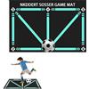 Nkddert - Tappetino da allenamento da calcio, 90 x 60 cm, per migliorare il gioco del calcetto, per migliorare la formazione di dribbling, oggetti di scena ausiliari, per interni ed esterni, tappetino