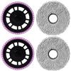 Fixbetter Panni mocio con supporto di ricambio, piastre per aspirapolvere Eureka J15 Pro Ultra/J15 Evo Ultra/J15 Max Ultra/J15 Ultra Gen2/J15 Evo Ultra Gen2/J15 Ultra Robot pezzi di ricambio