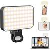 kinmaizi luce selfie per telefono,luce per foto con 3000-6500K 3 modalità,2000mAh Batteria Portatile Luce Fotocamera.Lampada per Foto per Telefono/iPad/Laptop/TikTok/iPhone