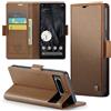 Rerzoiro Cover per Google Pixel 8 Pro Custodia Portafoglio [Blocco RFID] Premium Pelle PU Wallet Case Flip Libro con Porta Carte Slot Supporto Flip Case per Google Pixel 8 Pro, Marrone