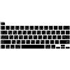MiNGFi Copritastiera Silicone Arabo per MacBook Pro 13 M1/M2 A2338 (2020-2023), A2289 (2020), A2251 (2020-2021), Pro 16 A2141 (2019-2021) US/ANSI - Nero