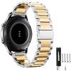 MUENShop Cinturino Orologio Metallo 22mm Compatibile con Samsung Galaxy Watch 3 45mm Gear S3 Classic/Frontier Cinturini Huawei Watch GT 3 46mm
