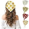 Yangshine 4 bandane per capelli all'uncinetto con margherite floreali, stile bohémien, vintage, triangolari, accessori per capelli fatti a mano, per ragazze e donne