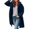 MOKBAY Cappotto in Lana Donna Cappotti Invernali Eleganti Giacca Calda Elegante Cappotto Oversize Taglie Forti Giacca Termica Donna Invernali Lana Autunnale Cappotti L