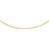 CARISSIMA Collana Donna in Oro Giallo 9 ct con Catena Box Regolabile, Lunghezza 41-46 cm