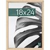 MCS Cornice per Poster Studio Gallery 45,7 x 61,0 cm, Aspetto Legno Naturale, Legno MDF, Fissaggio a Parete Verticale e Orizzontale, Grande Cornice per Foto Poster e Opere d'Arte (Confezione da 1)