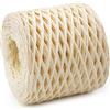 cyclingcolors 1x Rafia per fabbricazione cesti 1,5 mm 200 m Maglia Cappello Borsa Composizione floreale Decorazione Cucito, Naturale chiaro